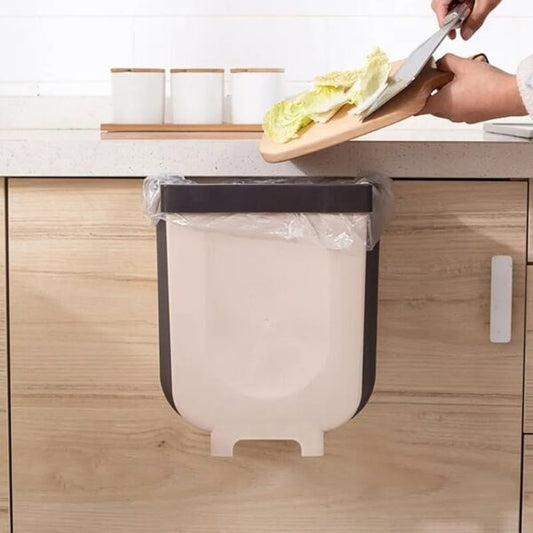 Space Saving Hanging Trash Can Kitchen