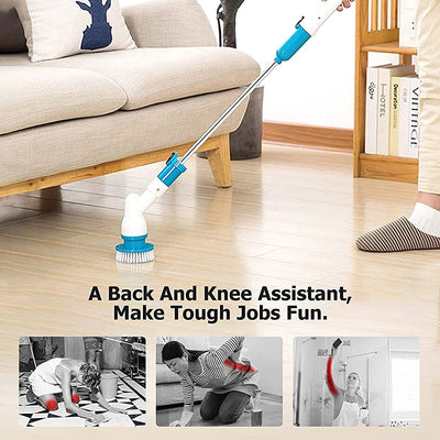 Rechargeable Spin Scrubber Long Handle Cleaning Brush (free home delivery)