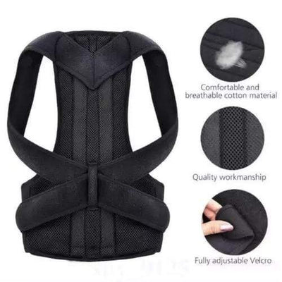 Stand Confident Posture Corrector - Back Support Brace for Men & Women, Wearable Posture Trainer to Relieve Pain & Improve Your Silhouette