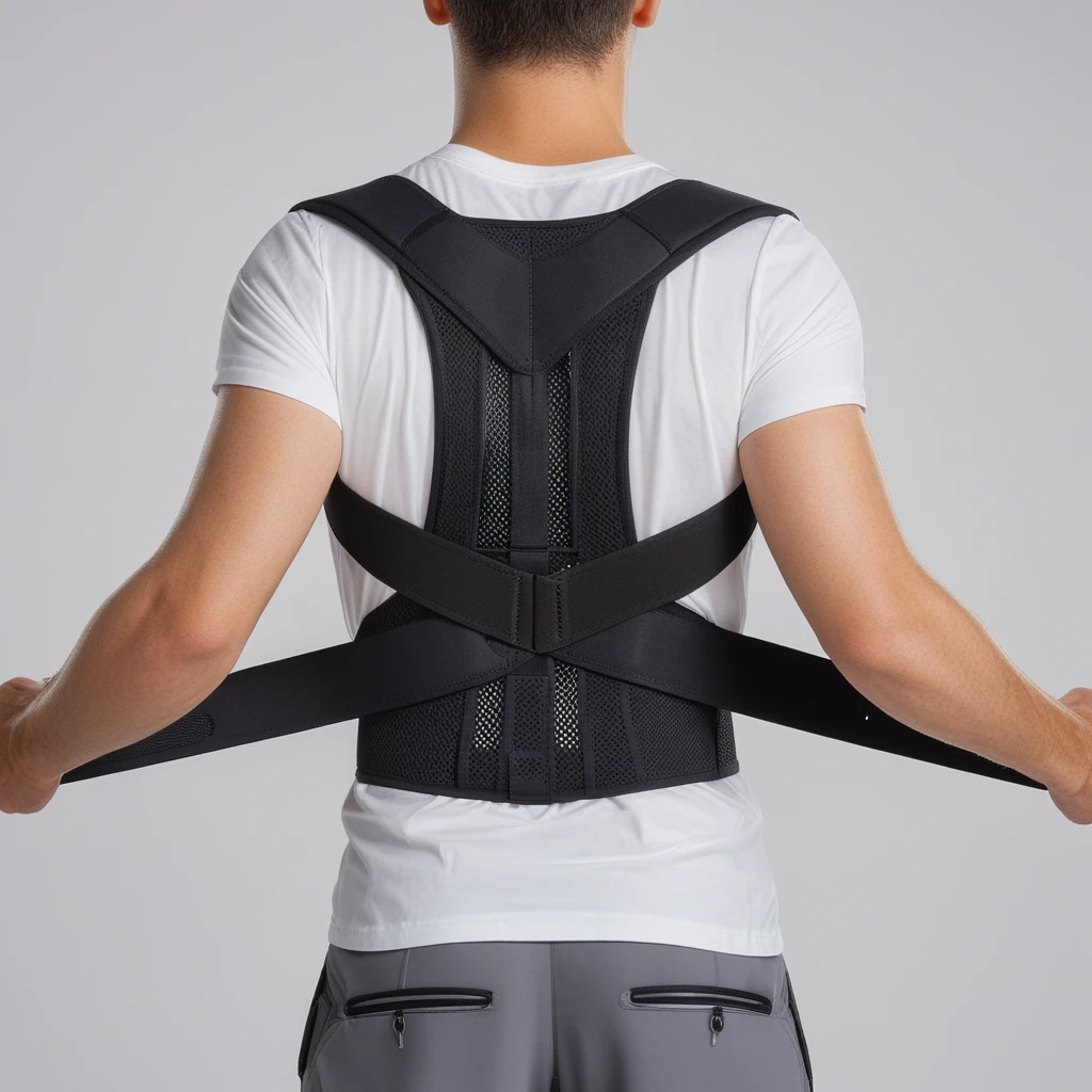 Stand Confident Posture Corrector - Back Support Brace for Men & Women, Wearable Posture Trainer to Relieve Pain & Improve Your Silhouette